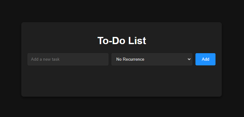 To-Do List Project